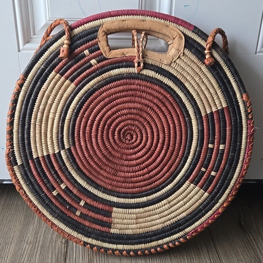 Burkina Faso Handmade Leather African Style Shoulder Bag